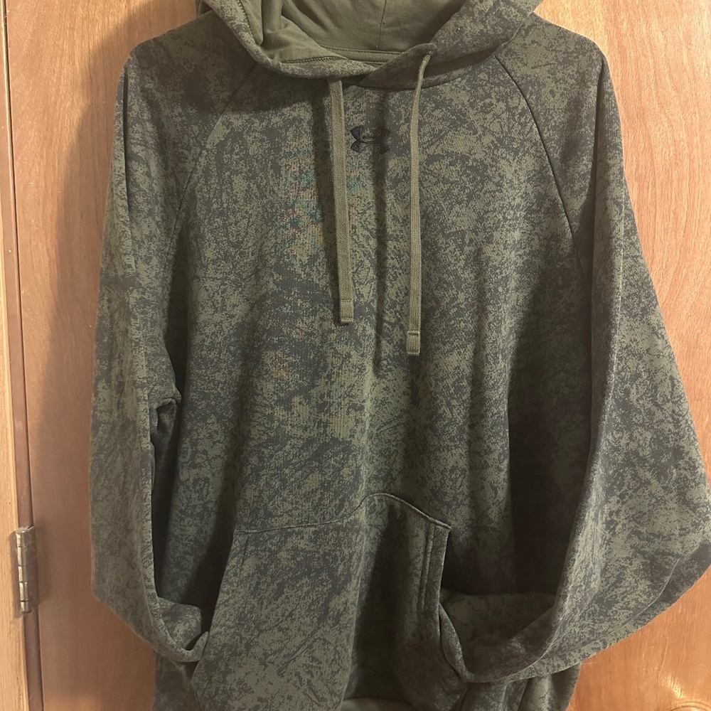 Under Armor green on green hoody XL